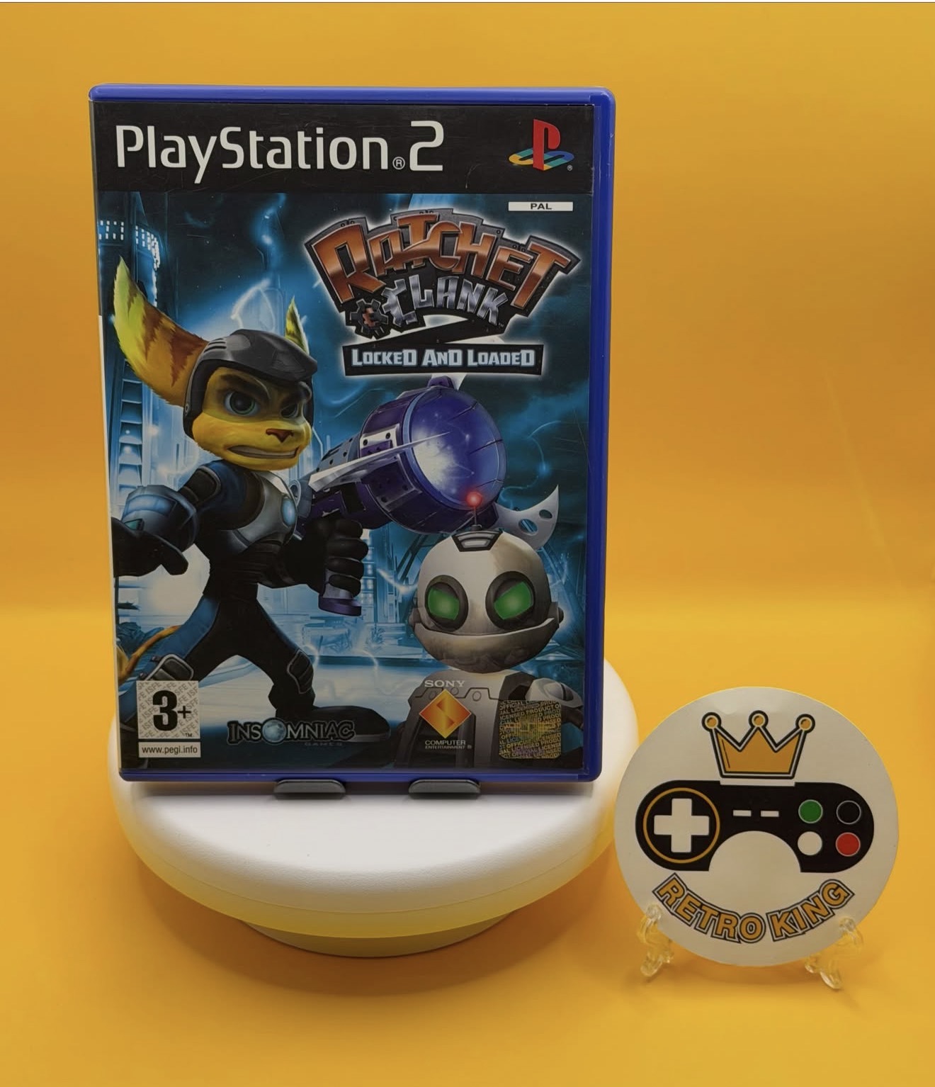 Screenshot PS2 RATCHET CLANK LOCKED LOADED - Image 1